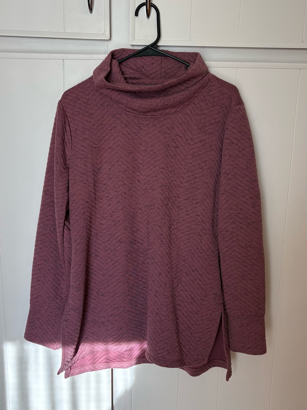 RBX Mauve Cowl Neck Sweater